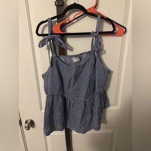 Blue Sleeveless Top